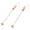 Rose gold, variant on Beadable Earrings Handmade Beaded Dangle Earrings Simple Ear Pendant Charm Women