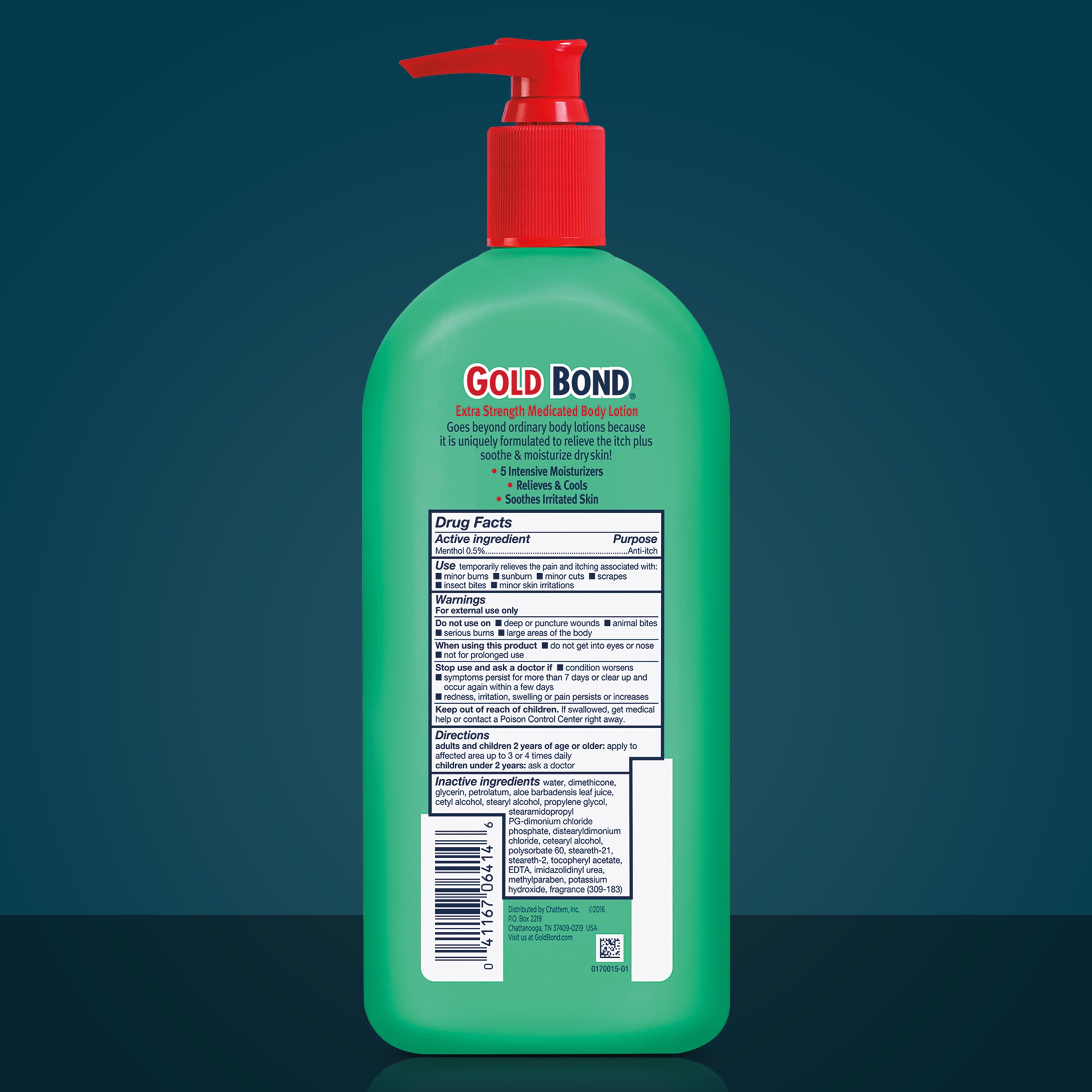 Gold Bond Medicated Extra Strength Body Lotion & Cream with Menthol for Dry, Itchy Skin Relief 16.8 oz