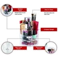 thumbnail image 3 of Clear Acrylic Makeup Organizers and Storage, Vanity Organizer, Cosmetic Oganizer, 3 of 6