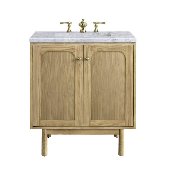 James Martin Vanities 545-V30-3Car Laurent 30" Single Basin Poplar Wood Vanity Set - Light