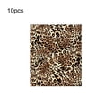 thumbnail image 4 of Bewildely 10 piezas de retazos con estampado de leopardo resistentes al desgaste, dulce regalo, costura, tocados, telas acolchadas, tela DIY tipo 5 De coser Tipo 1 Bewildely HA062137-01B, 4 of 6