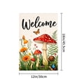 thumbnail image 4 of Amhnf Welcome Mushroom Garden Flag For Home Outdoor Garden Yard Decor 12x18 inch, 4 of 5