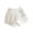 White, variant on Ticikt Girls Summer Casual Shorts Toddler Kids Elastic Waist Play Shorts Comfortable Basic Bottoms,Color:Khaki,Size:4-5 Years