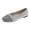 Dark Gray, variant on BXSRUTA Plus Size Women's Flat Shoes Comfortable Lightweight Breathable Round Toe Flats Slip on Canvas Shoes for Daily Walking