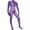 Purple, variant on Lingerie for Women Men’s Leopard Print Fishnet Bodysuit with Long Sleeve for Adult Wear Sleek Mesh Piece Jumpsuit# Green One Size