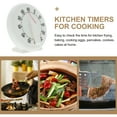 thumbnail image 3 of White Kitchen Timer Hair Scrunchies with Stopwatch Function for Cooking Eggs, Electronic Countdown and Mechanical Timer, 3 of 6