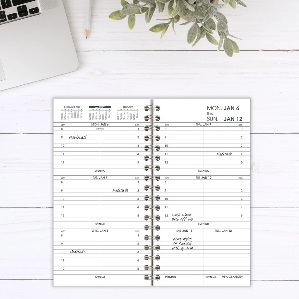 At A Glance Planner Refill January 2025 To December 2025 Weekly Appointment Book