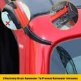 thumbnail image 4 of ABS Hardtop Rain Gutters for 2007 - 2018 Vehicles, Easy Installation with Double - Sided Tape, 4 of 7