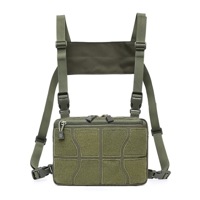 Bolsa De Aparejo De Pecho Deportivo Bolsa De Chaleco Multifuncional Bolsa De Pecho Ajustable Al Aire Libre Yuarrent AP007648-03