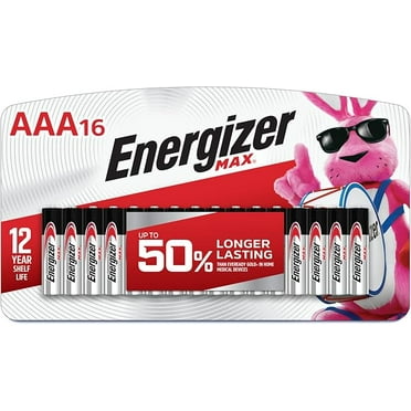 Energizer AAA Batteries, Max Triple A Alkaline, 16 Count