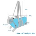 thumbnail image 4 of Mascota Perro Gato Sling Carrier Manos libres Cachorro Viajes al aire libre, 4 of 8