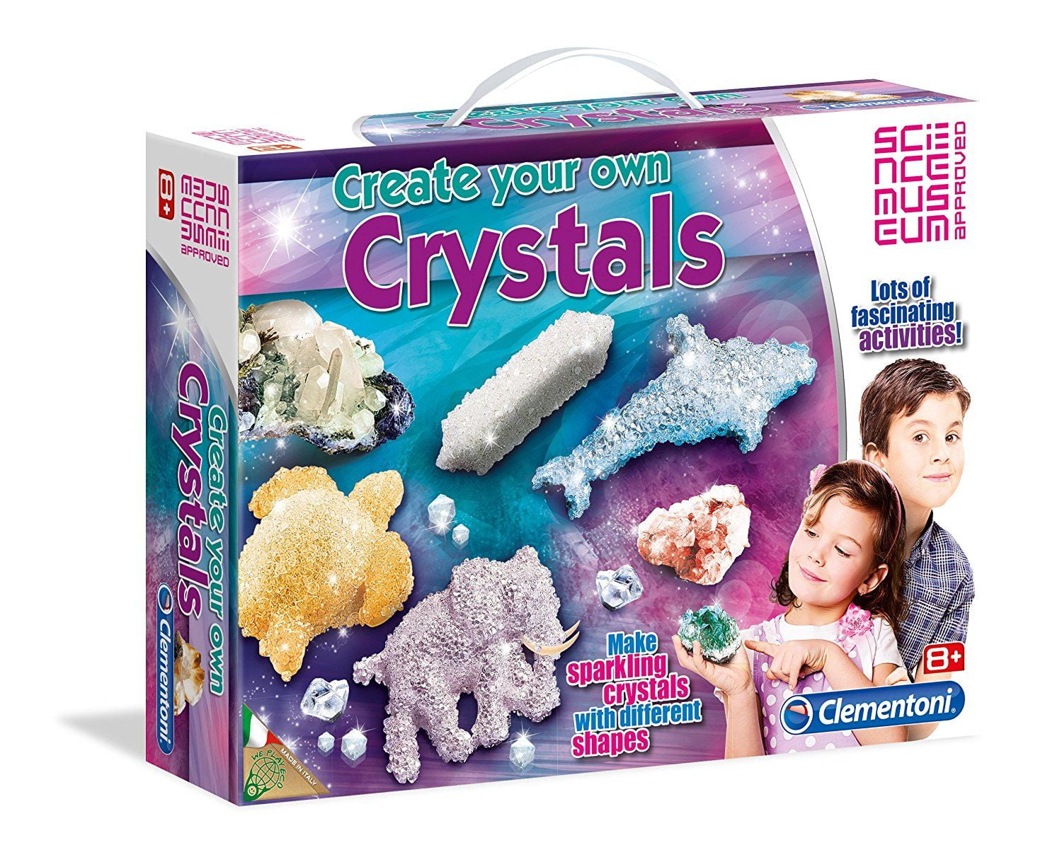 Create Your Own Crystals Science Kit by Clementoni (61173) Walmart