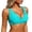 a-127GN223, variant on FINALGANG Womens Deep V Neck Solid Color Twist Front Wide Strap Bikini Top Padded Basic Swim Top Summer Swimwear For Poolside Beach Activities Cozy Swimwear XXL