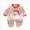 V244-WVtermelon Red, variant on Newborn Baby Girl Clothes Cotton Bubble Romper Preemie Newborn Baby Girl Summer Outfit Long Sleeves Ruffle Smocked Tulle Romper Dress Jumpsuit Clothes 0-3 Months