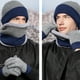 thumbnail image 5 of Gorro de invierno, bufanda, guantes con pantalla táctil, conjunto para hombres y mujeres, 5 of 5
