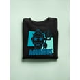 thumbnail image 3 of Aquarius Emoji Vibes - Trident Design Women's Sweatshirt, 3 of 4