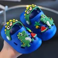 thumbnail image 1 of Kids Fashion Cute Comic Dinosaur Clogs Lightweight Breathable Non-slip Clogs for Indoor Outdoor Beach, 1 of 3