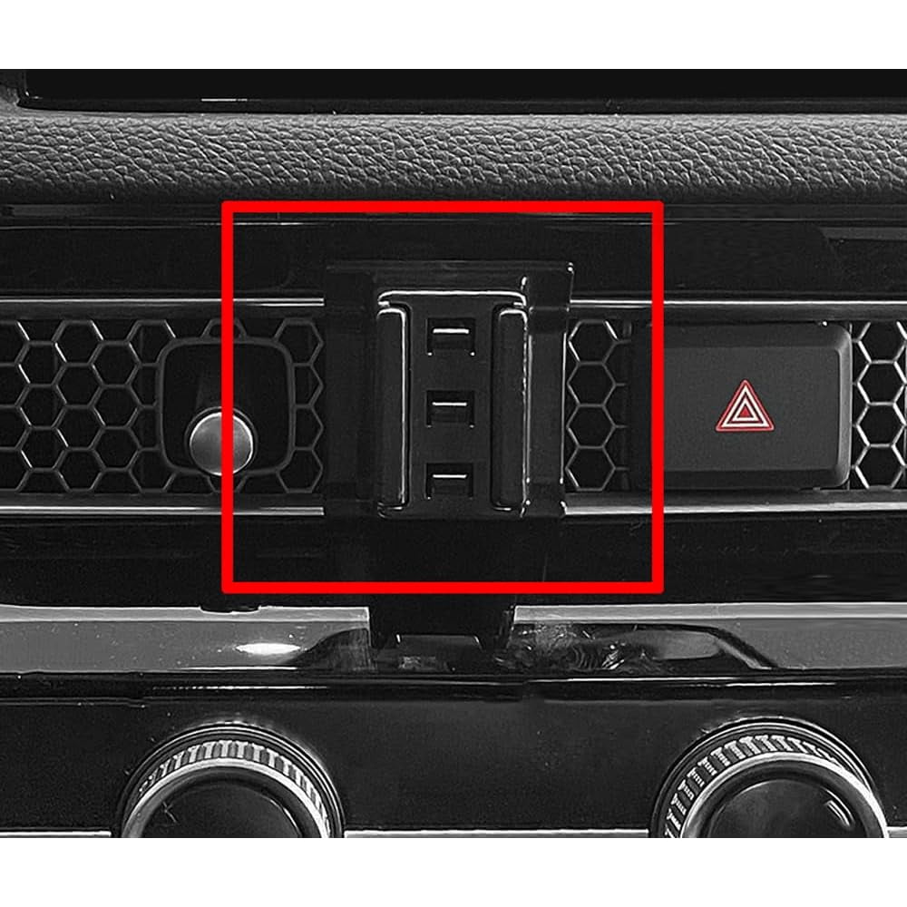 Smartphone Gravity Holder w/Exact Fit Clip-On Dashboard Mount For 2022-up Honda Civic (Won't Occupy Air Vent Opening)