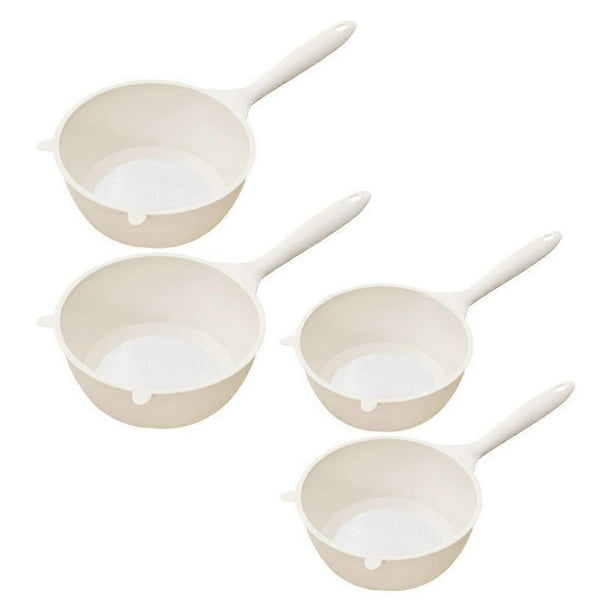 Rice Washer Strainer Bowl with Handle, Non Slip Design, Efficient Water Draining, Reusable Mesh Colander for Rinsing Fruits and Vegetables