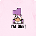 thumbnail image 4 of Inktastic 1st Birthday Cow Farm Party Girls 1 Year Old Girls Baby T-Shirt, 4 of 5