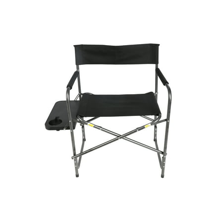 Ozark Trail Director’s Chair with Foldout Side Table, (Best Camping Table And Chairs)