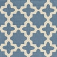 thumbnail image 4 of SAFAVIEH Courtyard Amanda Geometric Indoor/Outdoor Area Rug, Blue/Beige, 5'3" x 7'7", 4 of 5