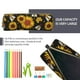 thumbnail image 5 of Balery Sunflowers And Bww Estuche de Lápices de Cuero Impreso, Estuche para Suministros de Arte, Estuche de Lápices con Cremallera, Estuche de Almacenamiento de Papelería, 5 of 7