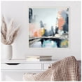 thumbnail image 2 of Amanti Art Pink New York Skyline III Framed Canvas Wall Art Print, 2 of 7
