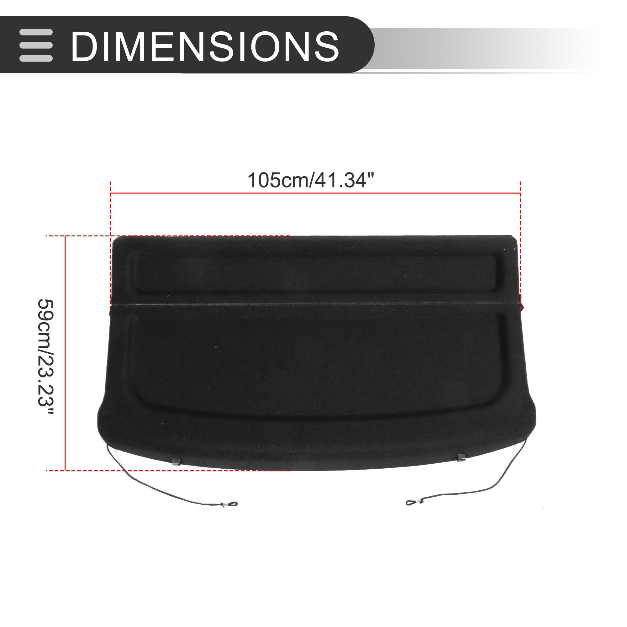 Unique Bargains Cargo Cover Board for Volkswagen Taos 2022-2024 Tonneau Privacy Board