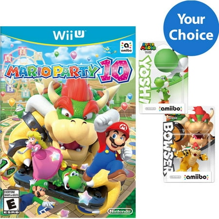Mario Party 10 (Wii U) with Choice of Super Mario Series Amiibo (Save up to $6)