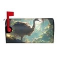 thumbnail image 2 of Lsque Majestic Ostrich In Forest Mailbox Cover Standard Size ,Magnetic Mailbox Covers Post Wraps Letter Box Cover -25.5x21 in, 2 of 9