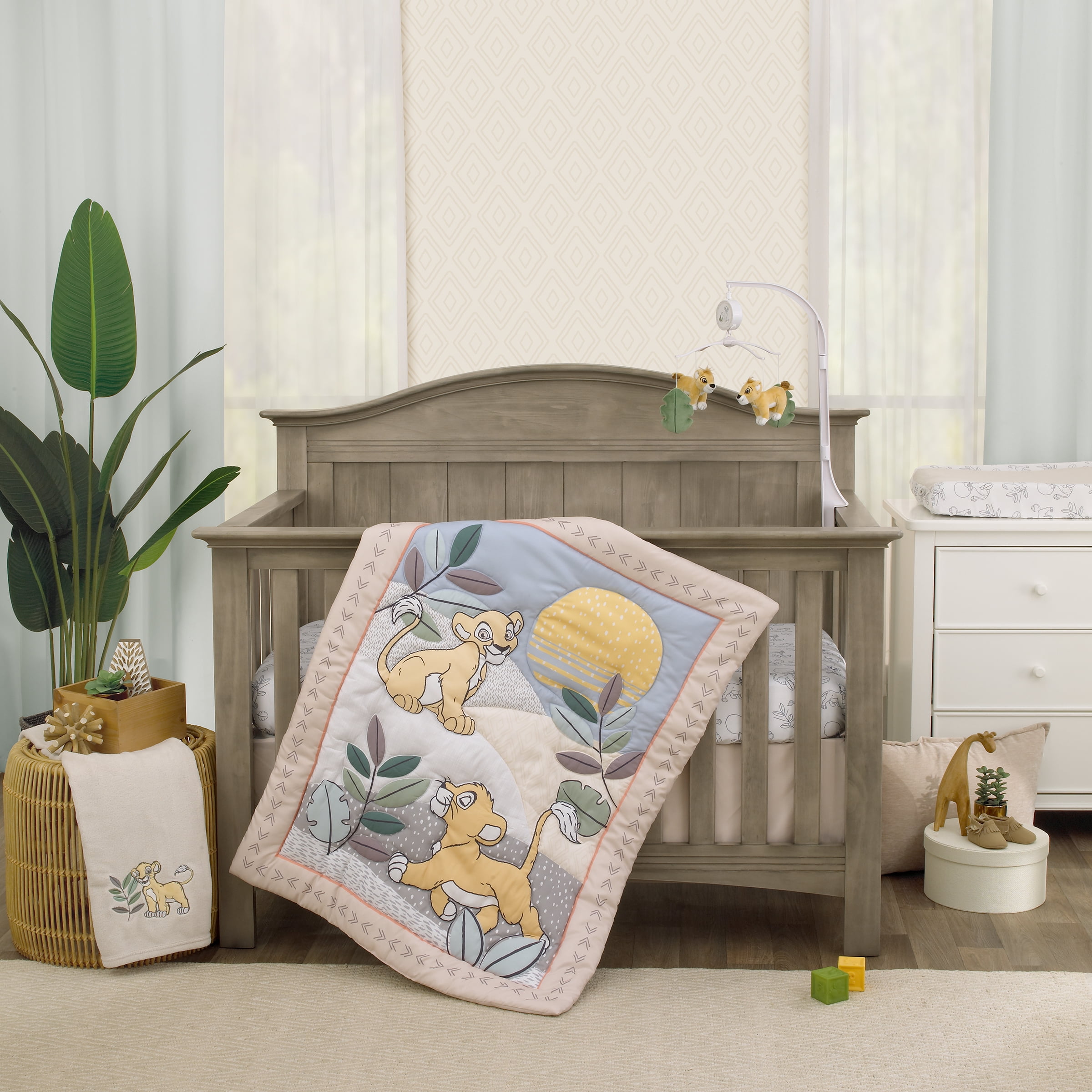 Disney Baby Finding Nemo 7pc Crib Bedding and Bumper Blanket Set Newborn 