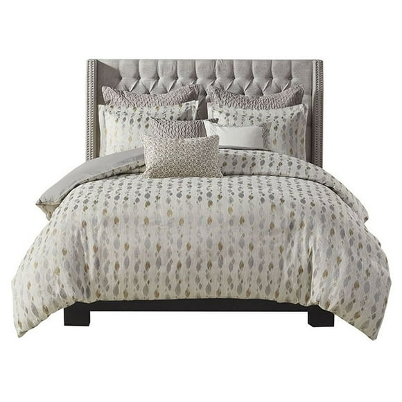 Madison Park Signature Sanctuary 8-Piece Polyester Queen Comforter Set in Beige