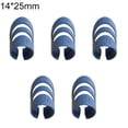 thumbnail image 2 of Flmtop 5Pcs Guitar Ukulele Plastic Thumb Finger Nail Fingertip Picks Protectors Set, 2 of 5