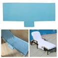 thumbnail image 4 of Toalla para silla de playa para piscina, natación, tomar el sol, jardín, playa, hotel, fácil de llevar Azul, 4 of 8
