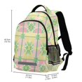 thumbnail image 2 of FORMRS Unisex Backpack Elementary School Travel Bookbag with Reflective Stripes, Retro Beige Stars, 2 of 7