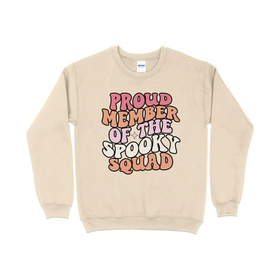Proud Member of the Spooky Squad, Halloween Sweatshirt, Funny Halloween Shirts for Women, Halloween Crewneck