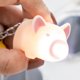 thumbnail image 2 of BlackMini Adorable Cerdo Llavero Led Luminoso Sonido Dibujos Animados Cerdo Llavero, 2 of 5