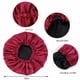 thumbnail image 5 of Gorro de satén para mujer, portátil, ajustable, cómodo, de doble capa Negro, 5 of 9