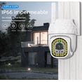 thumbnail image 3 of 2pcs Cámara de Seguridad HD Wifi de Visión Nocturna Alarma BLOOSOM Blanco, 3 of 5