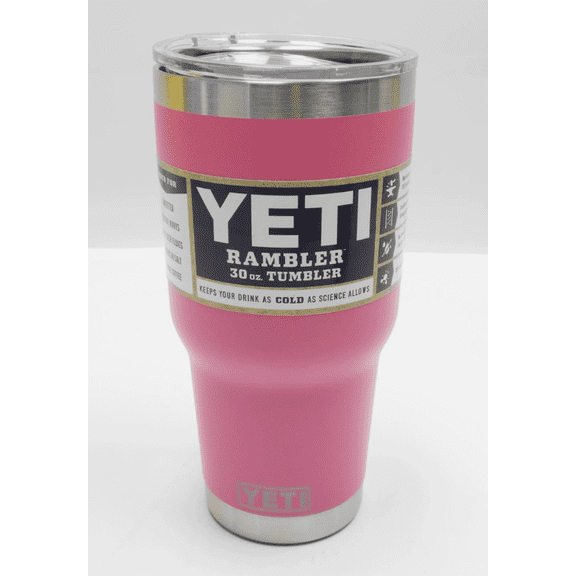 YETI 21071501392 Rambler 20 oz. Travel Mug with Stronghold Lid, Rescue Red