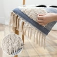thumbnail image 4 of Tufted Tassel Area Rug，Bohemian Indoor Decorative Fuzzy Rugs, 2 x 6 ft, Blue, 1 Pack, 4 of 6