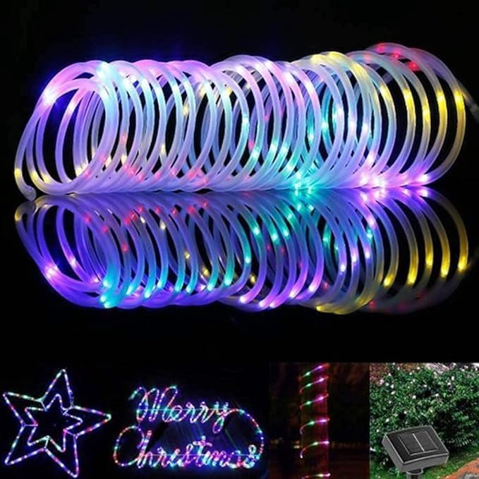 Rope String Lights, 32M/105ft 300LED Waterproof 8 Mode/Remote Battery Christmas Lights,Battery Powered String Lights Outdoor Indoor for Christmas Decorations