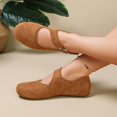 thumbnail image 5 of Taqqpue Mary Jane Flat Shoes Round Toe Ballet Flats for Women Dressy Fabric Business Flats Comfortable Classic Strap Flats for Office, 5 of 10