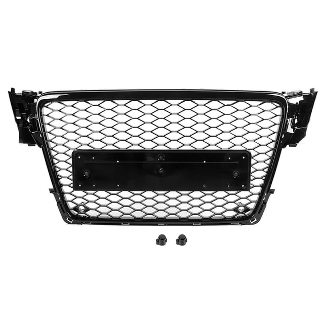 Parrilla delantera deportiva de malla para capó estilo RS4, apta para A4/S4 B8 2009-2012