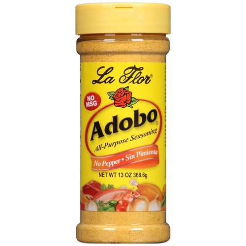 La Flor Adobo AllPurpose Seasoning No Pepper, 13 oz
