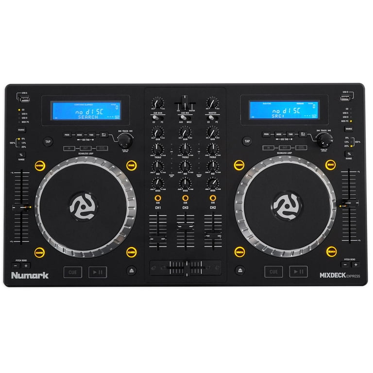 Numark Mixdeck Express Premium DJ Mixer/Controller w/ Dual CD+USB