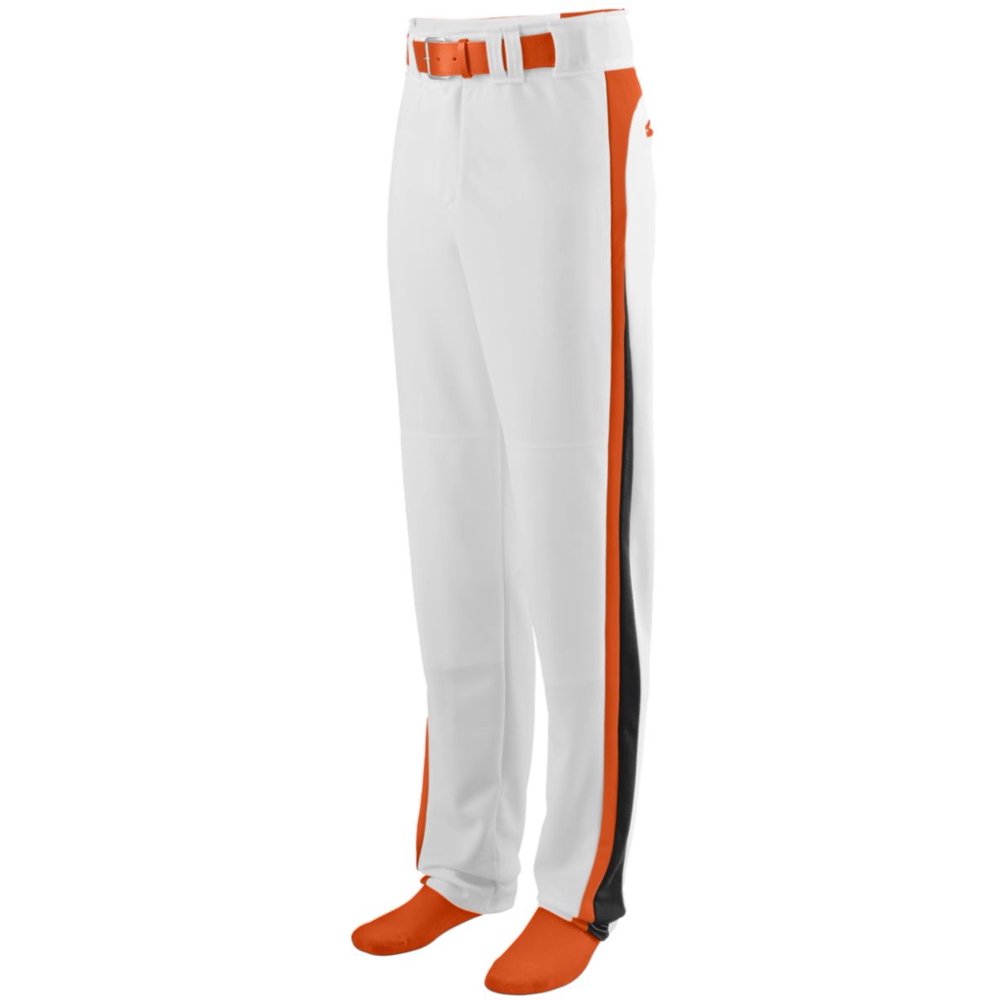 Augusta Slider Baseball/Softball Pant 1477 White/Orange/Black S