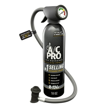 A/C Pro ACP-100 Ultra Synthetic R-134a Car AC Refrigerant Kit, 18 oz​
