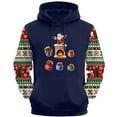 thumbnail image 6 of UVEASISHA Mens Christmas Gifts Big and Tall Fashion Hoodies Funny Santa Claus Graphic Sweatshirt Holiday Casual Fleece Lined Pullover Tops Blue XL, 6 of 6